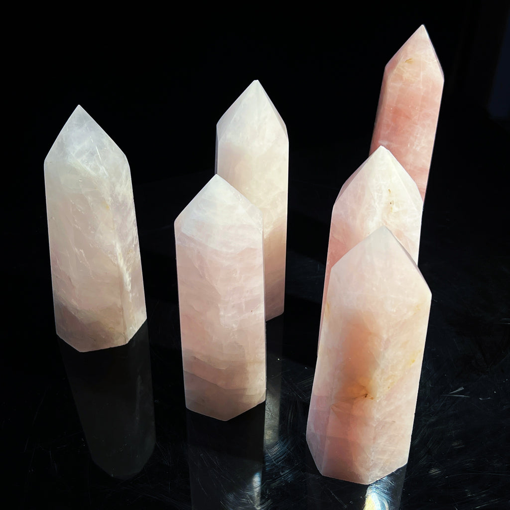 Large Rose Quartz Crystal Cluster