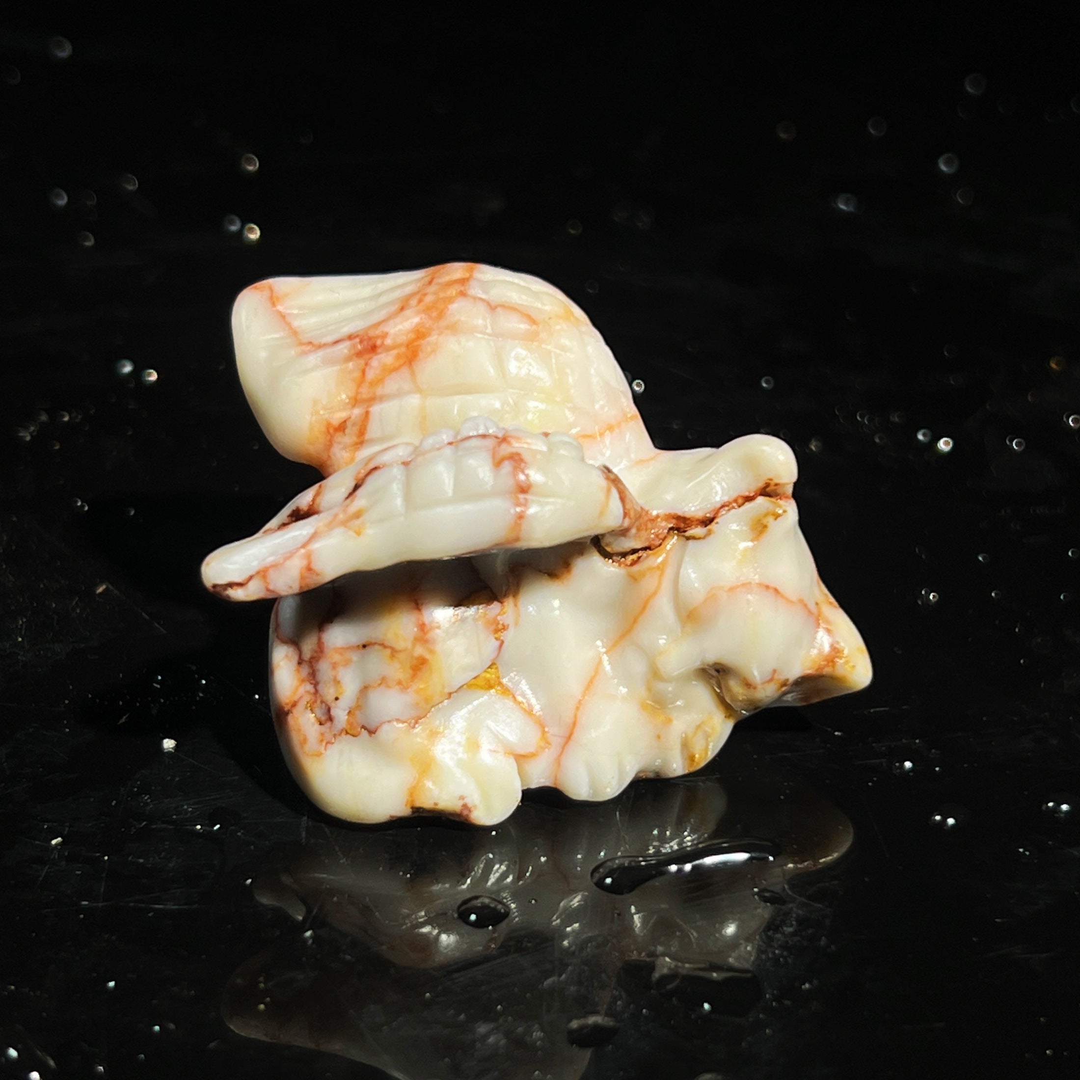 Natural Stone Crystal Carved Cats/Kittens